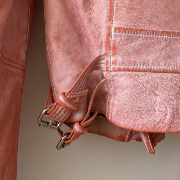 Iro Leather Moto Jacket Sz 36 - Picture 12 of 16